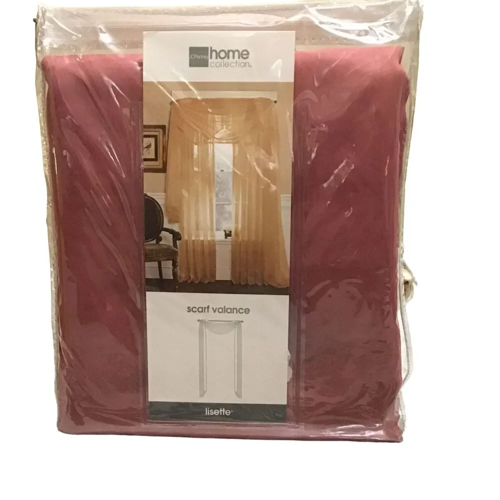 JC Penney Lisette Scarf Valance Home Collection 60